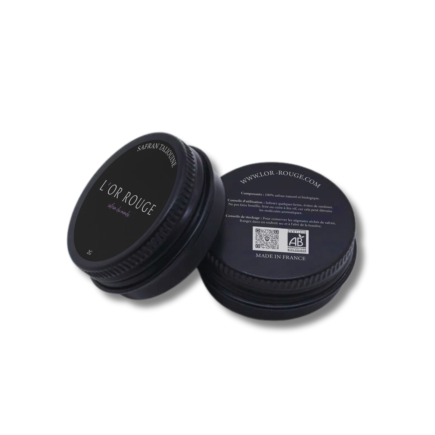 L’or rouge de Taliouine™ : 2g Safran bio de Taliouine